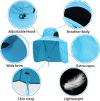 Sun Blocker Hats Outdoor Sun Protection Fishing Cap with Neck Flap Large Brim Outdoor Hat