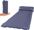 Camping Sleeping Pad, Ultralight Inflatable Camping Mat with Built-in Pillow Sleeping Pads for Camping Backpacking Hiking Traveling Tent, Compact & Lightweight Air Mattress