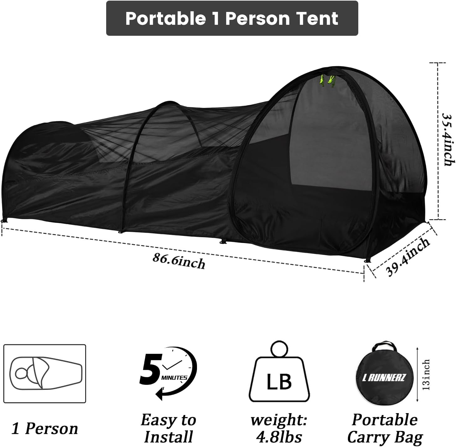 Pop Up Tent with Rainfly