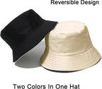 Bucket Hat for Women Men Cotton Summer Sun Beach Fishing Cap