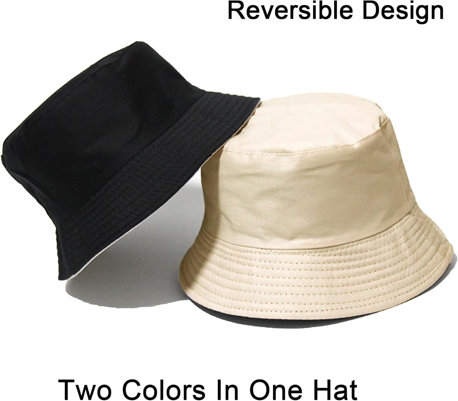 Bucket Hat for Women Men Cotton Summer Sun Beach Fishing Cap